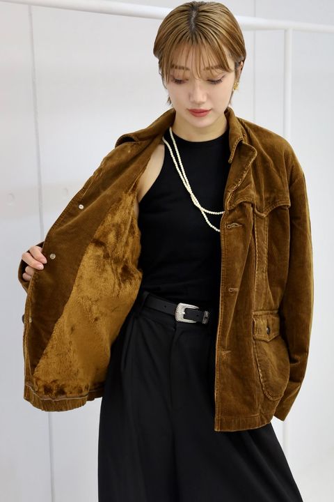 ©SAINT Mxxxxxx  CORDUROY BOA JACKET STYLE.2025.10.24