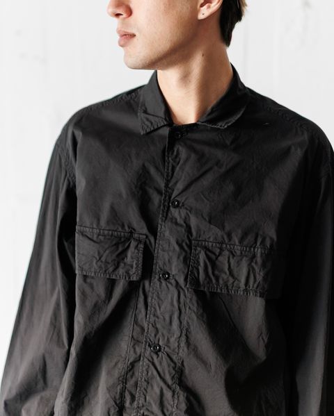 グラフペーパー Garment Dyed Typewriter Fatigue Shirt セットアップスタイル 3月8日(土)新作発売！