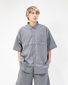 フレッシュサービス SEERSUCKER S/S B.D SHIRT (FSC261-50228)GRAYxGRAY★2月14日(土)発売