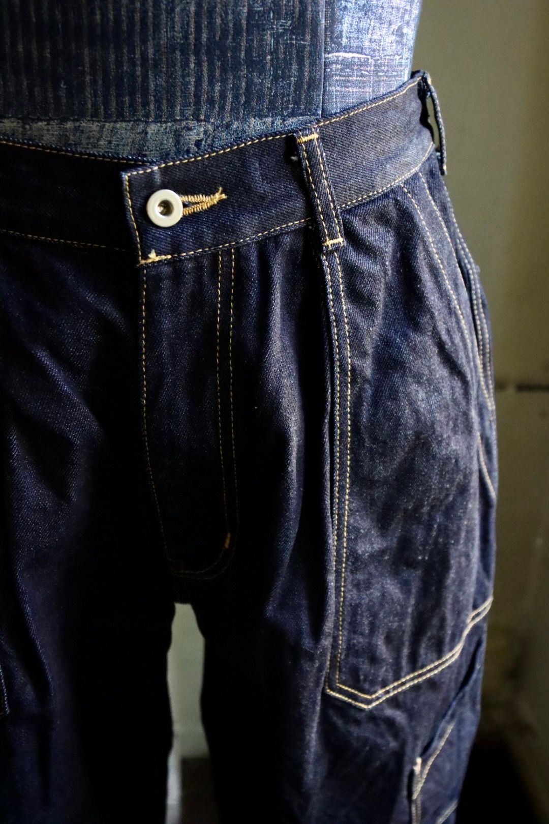 イズネス 23AW 13oz DENIM 1TACK PANTS (1005AWPT08)INDIGO