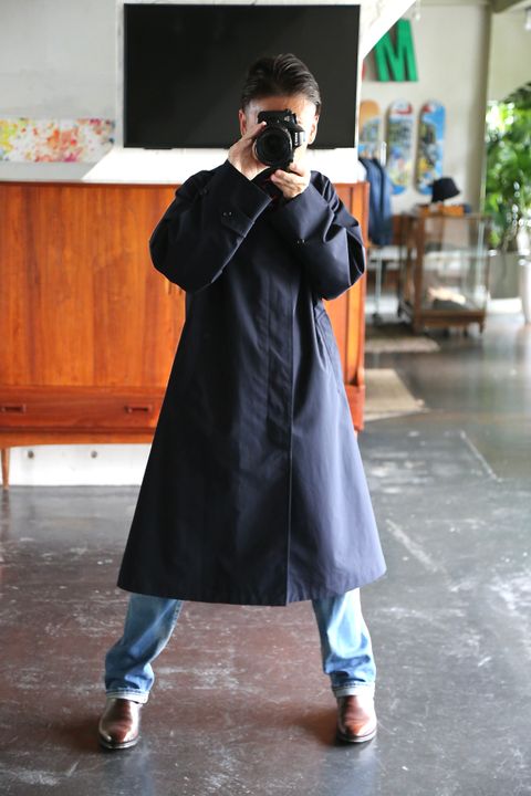 A.PRESSE  Balmacaan Coat(21AAP-01-01H)NAVY style※8月21日発売