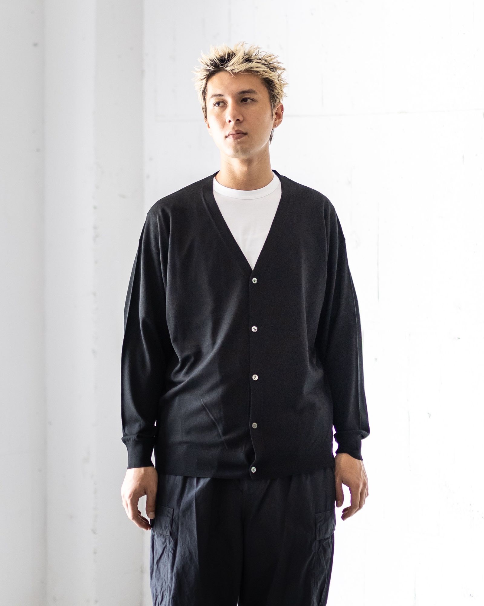 Graphpaper Re:　HIGH GAUGE KNIT CARDIGAN High Gauge Knit Cardigan – Graphpaper