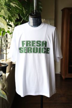 フレッシュサービスCORPORATE PRINTED S/S TEE “MS”(WHITE)