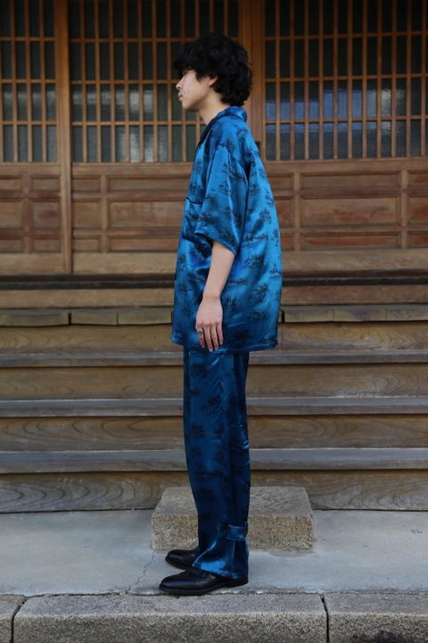 MATSUFUJI DAYDREAM Prinnted Jacket(M211-0102) style. 2021.05.08.