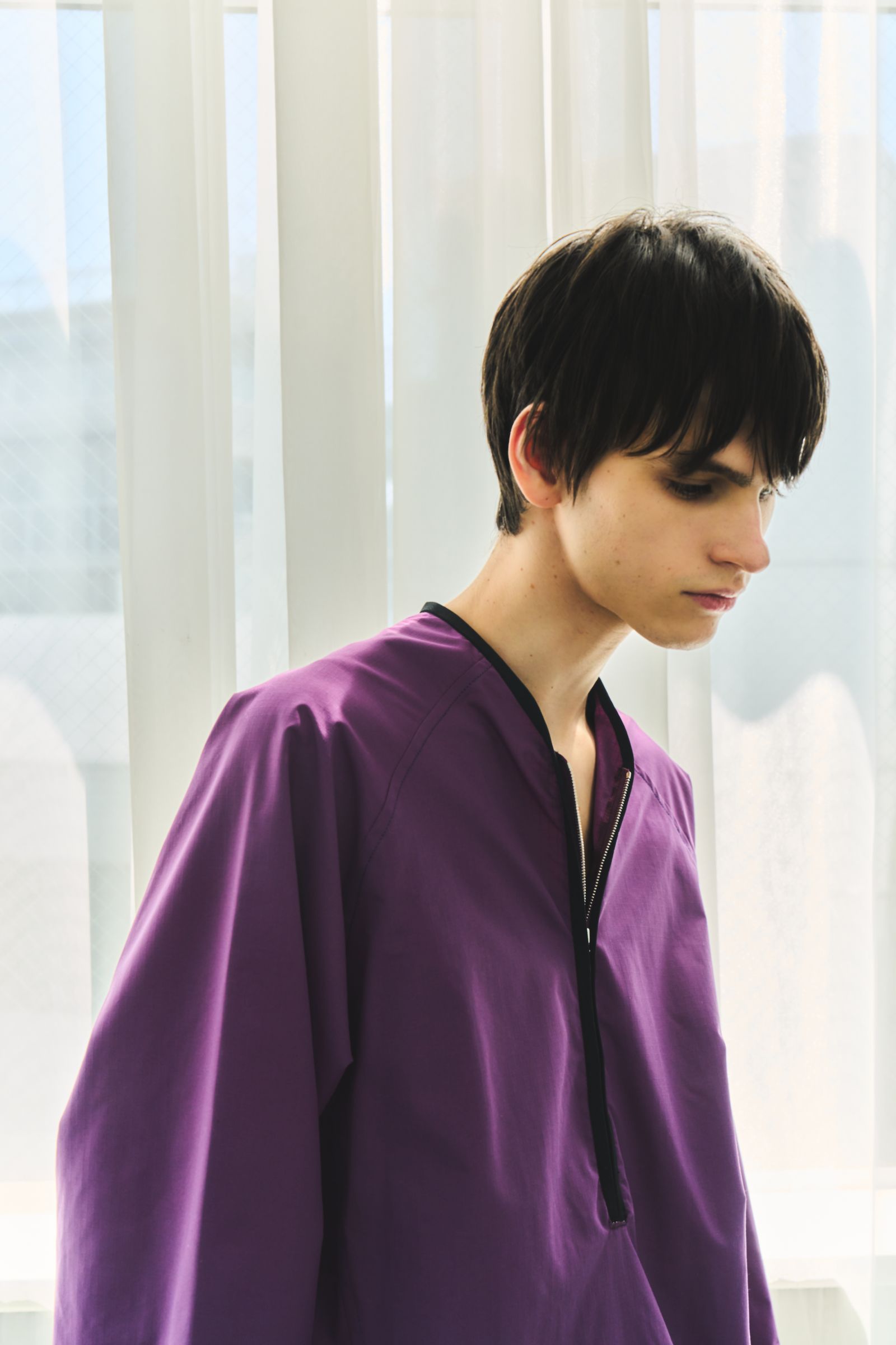 CHASSE チェイス26SS ナイロンシャツ NYLON SHIRT(26-SS-SH1)PURPLE☆新作発売！