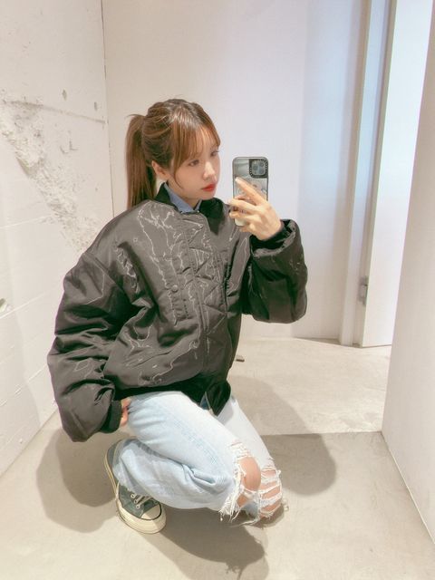 YOKE 新作SPREY PRINTED BOMBER JACKET style.2024.8.23