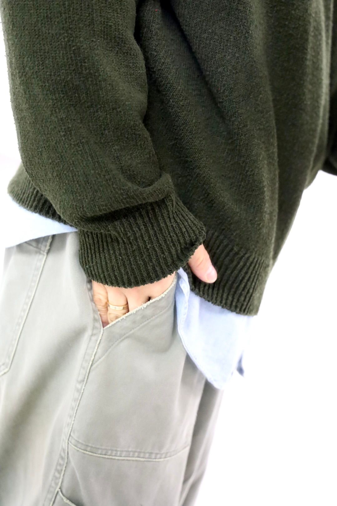 A.PRESSE - アプレッセ 2026 STYLE1 Washed Silk Nep Polo Shirt(26SAP