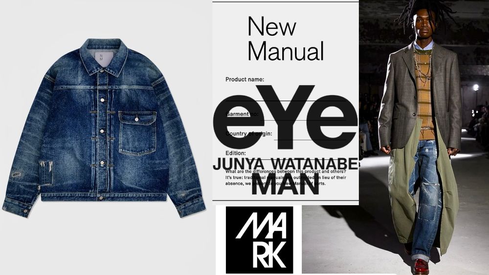 eYe JUNYA WATANABE MAN × New Manualコラボレーションデニム☆10月18日(金)発売！！※写真サイズ記載しました