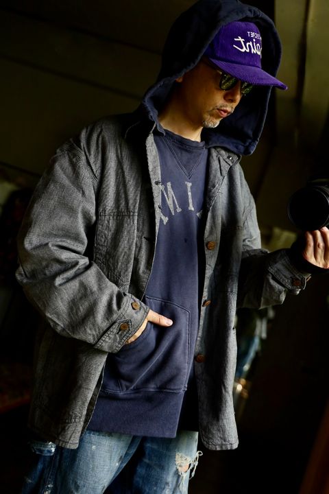 ©SAINT M×××××× ベルベルジンコラボ STRIPE BB_DENIM JKTスタイル(SIZE:M)
