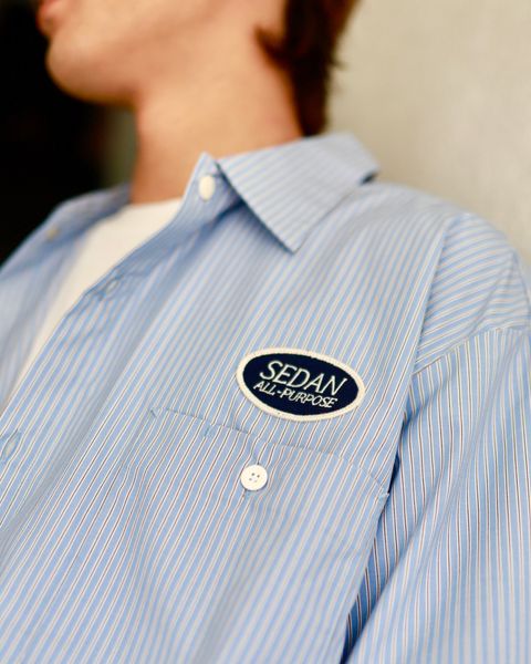 SEDAN ALL-PURPOSE 23FW OVAL LOGO WORK SHIRTスタイル