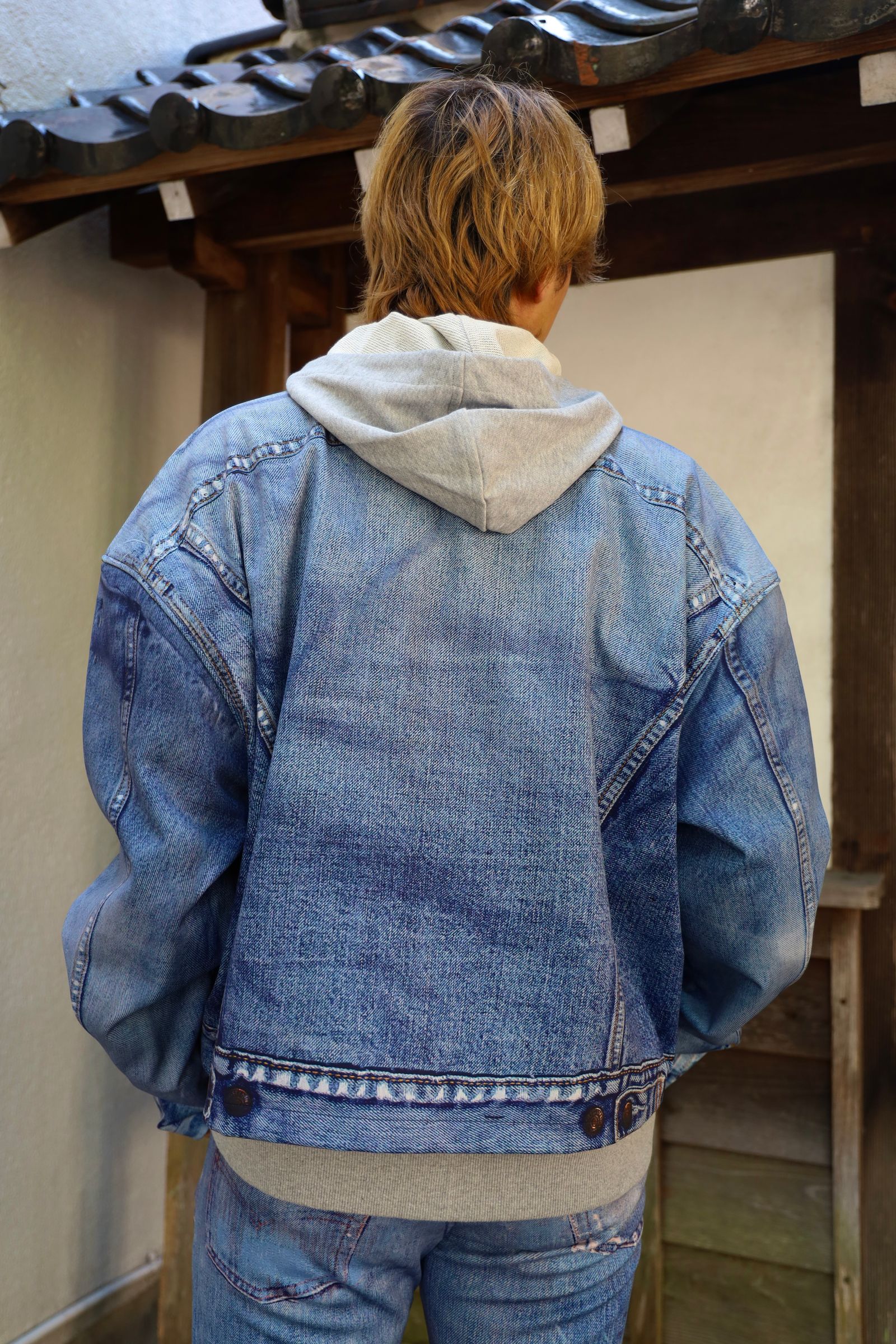 TALKING ABOUT THE ABSTRACTION LAYERED PRINT PARKA スタイル