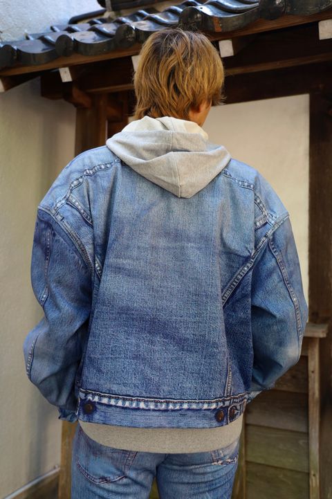 TALKING ABOUT THE ABSTRACTION LAYERED PRINT PARKA スタイル