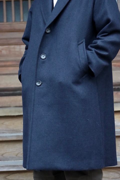 A.PRESSE Chester Coat(21AAP-01-03H)NAVY style