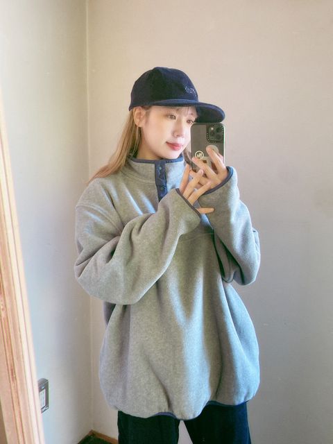 SEDAN ALL-PURPOSE FW23 新作Fleece Snap Pullover style.2023.10.23