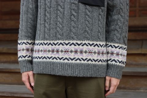 COMME des GARCONS HOMME ノルディック柄ニット(HH-N002) style.2021.11.6