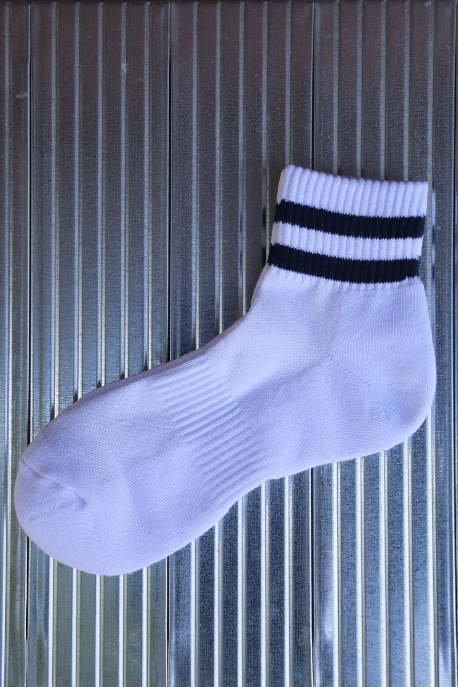 フレッシュサービスソックス 2-PACK LINE SHORT SOCKS (NAVY)☆再入荷！