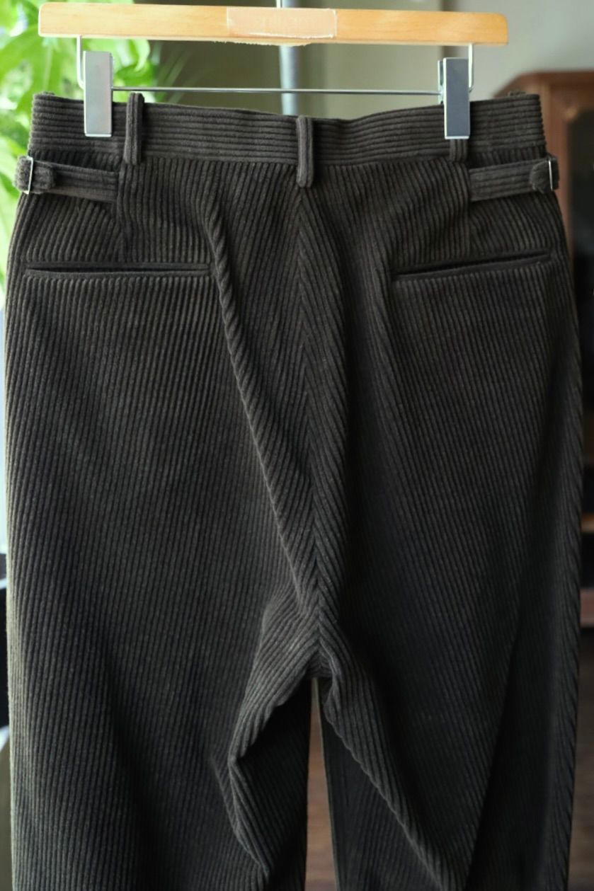 アプレッセ 2025 STYLE2  Wool Corduroy Wide Tapered Trousers(25AAP-04-03)KHAKI☆8月23日(土)発売！