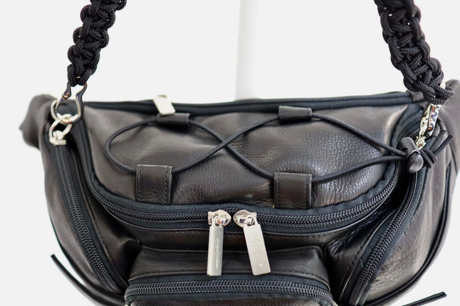 Yohji Yamamoto POUR HOMMEレザーウェストバッグ(HK-I07-775)BLACK☆新作発売！