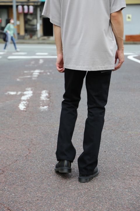 JieDa OW FLARE DENIM PANTS "BLACK"Style.2020.7.5.