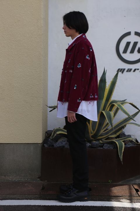 doublet VETNAM EMBROIDERY COURDUROY JACKET PINK style.2020.11.22.