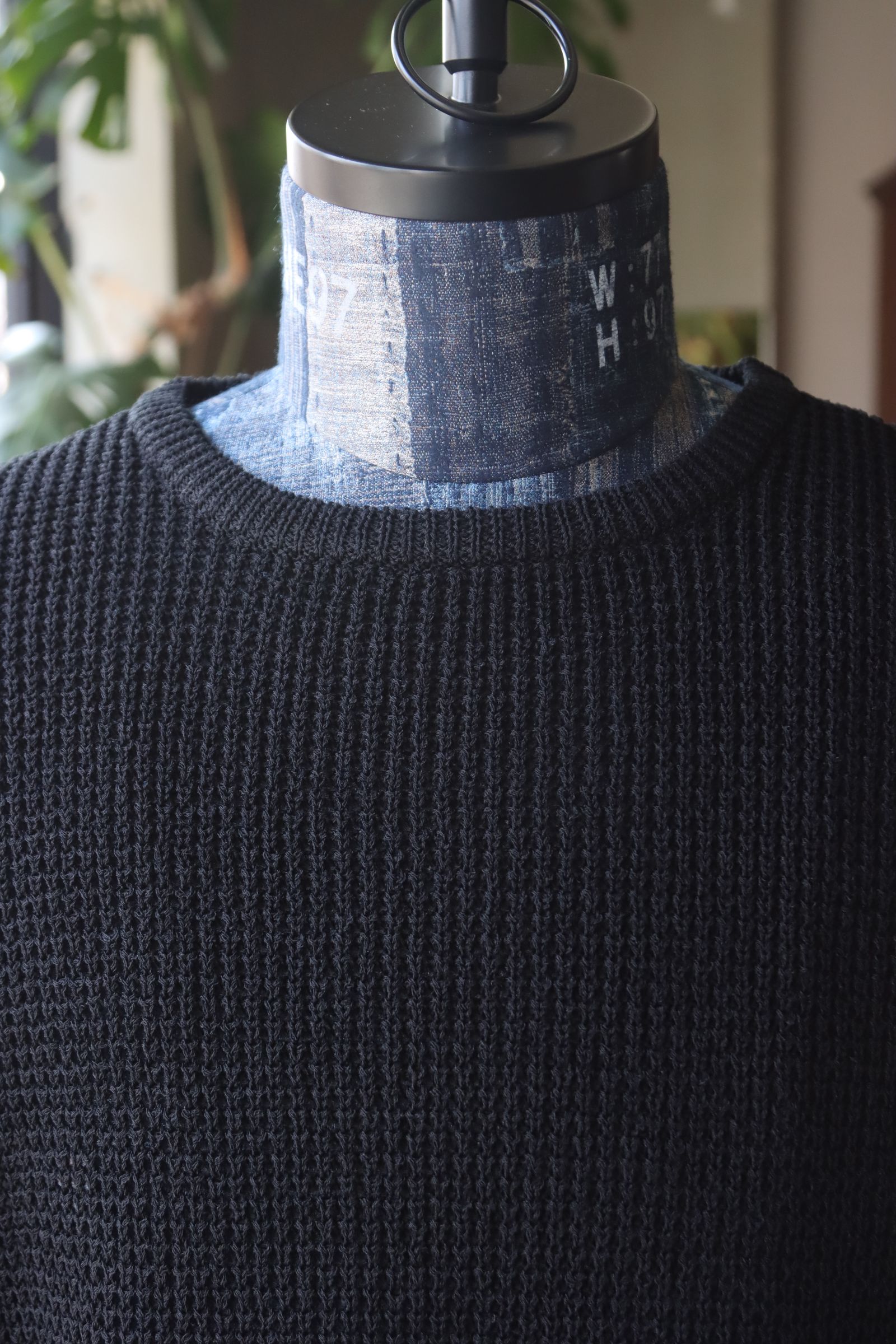 Graphpaper - グラフペーパー24SS Linen SOLOTEX Knit Crew Neck