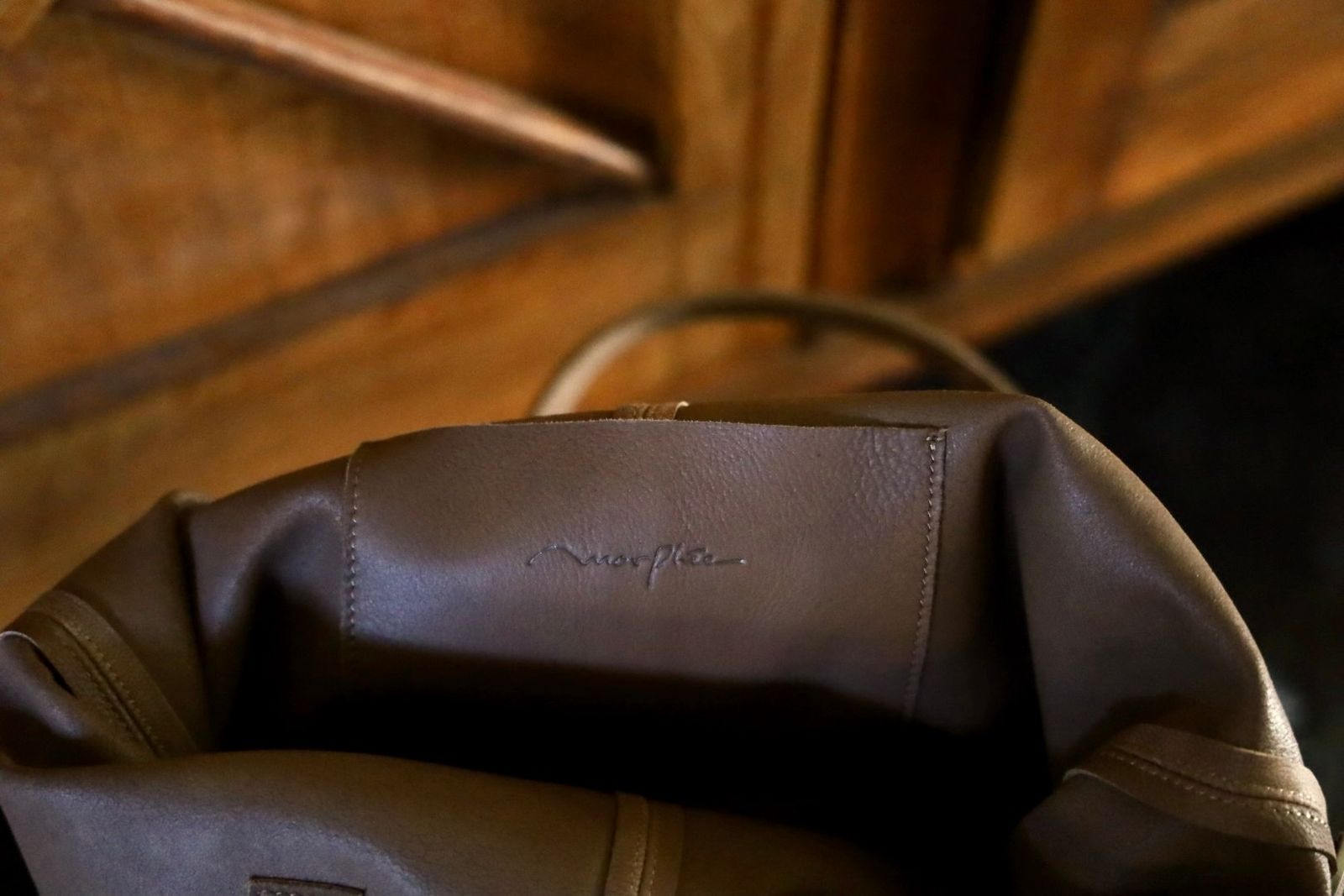 Morphee / モルフェ 【Nubuck】3WAY MEDIUM TOTE(ML-NCML)CAMEL☆新作発売！