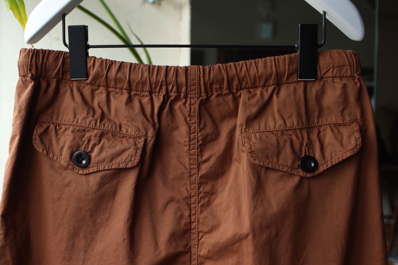 グラフペーパー  25SS Garment Dyed Typewriter Parachute Pants(GM251-40090C)BROWN☆3月8日(土)発売！