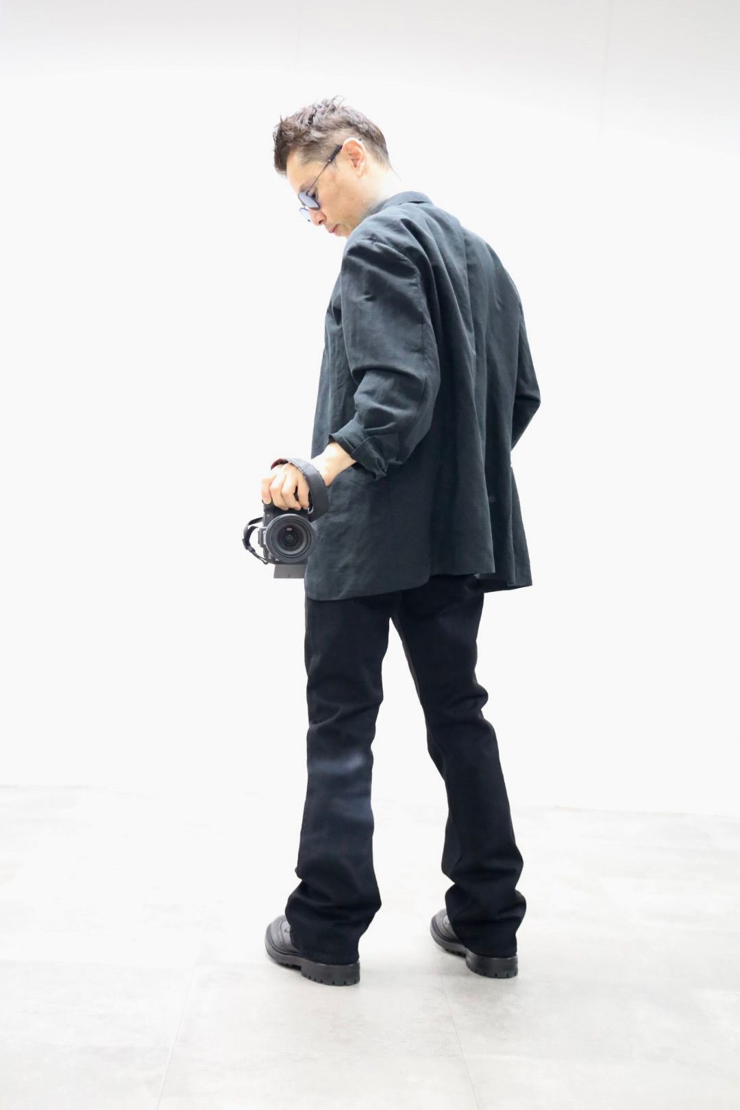 セントマイケル 26SS BLACK DENIM PANTS/FLARE (SM-MK8-0000-078)