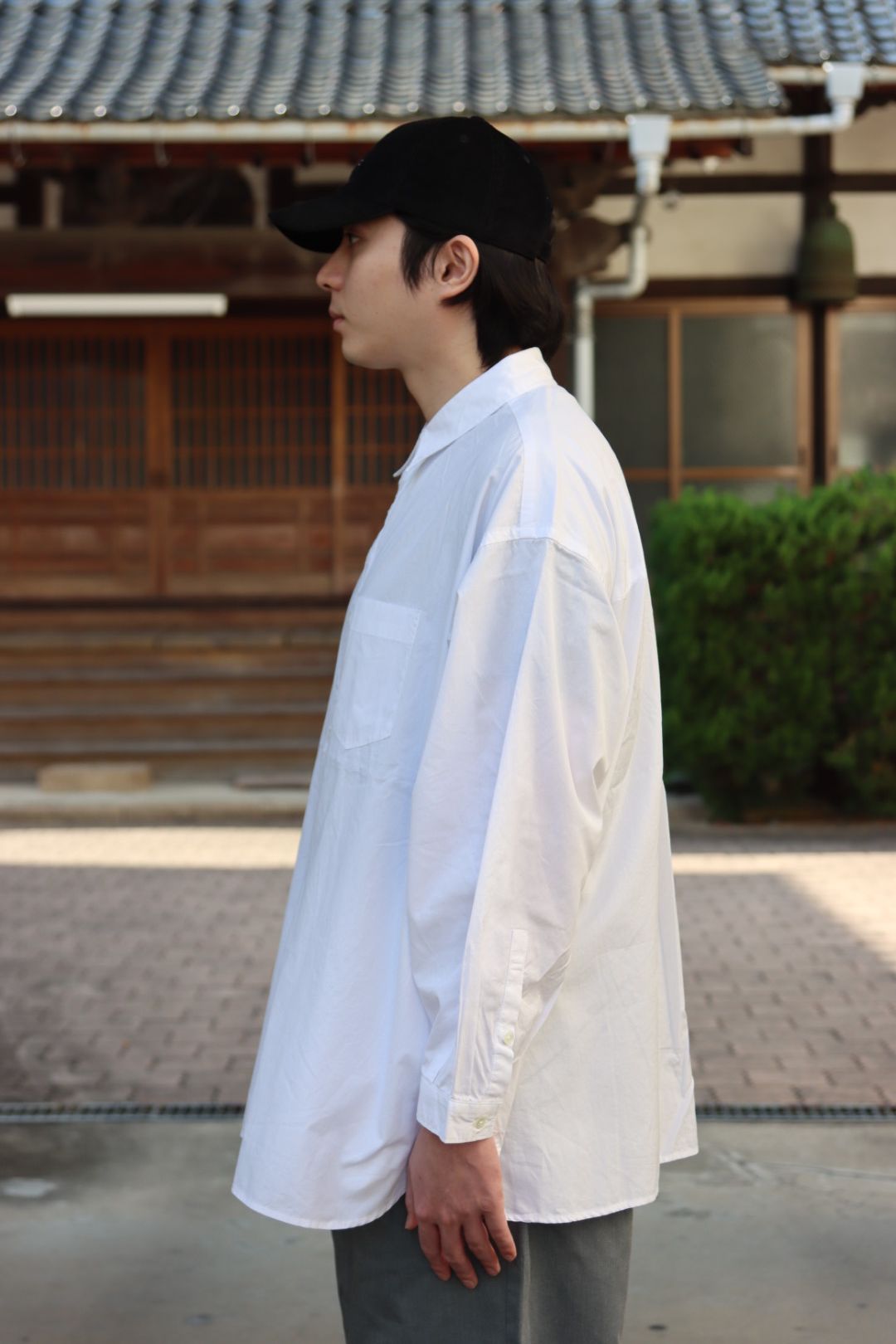 FreshService CORPORATE REGULAR COLLAR SHIRT"WHITE"style.
