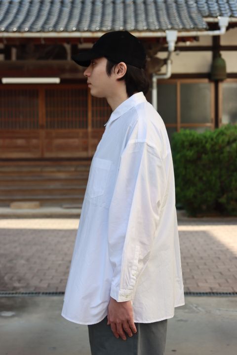 FreshService CORPORATE REGULAR COLLAR SHIRT"WHITE"style.