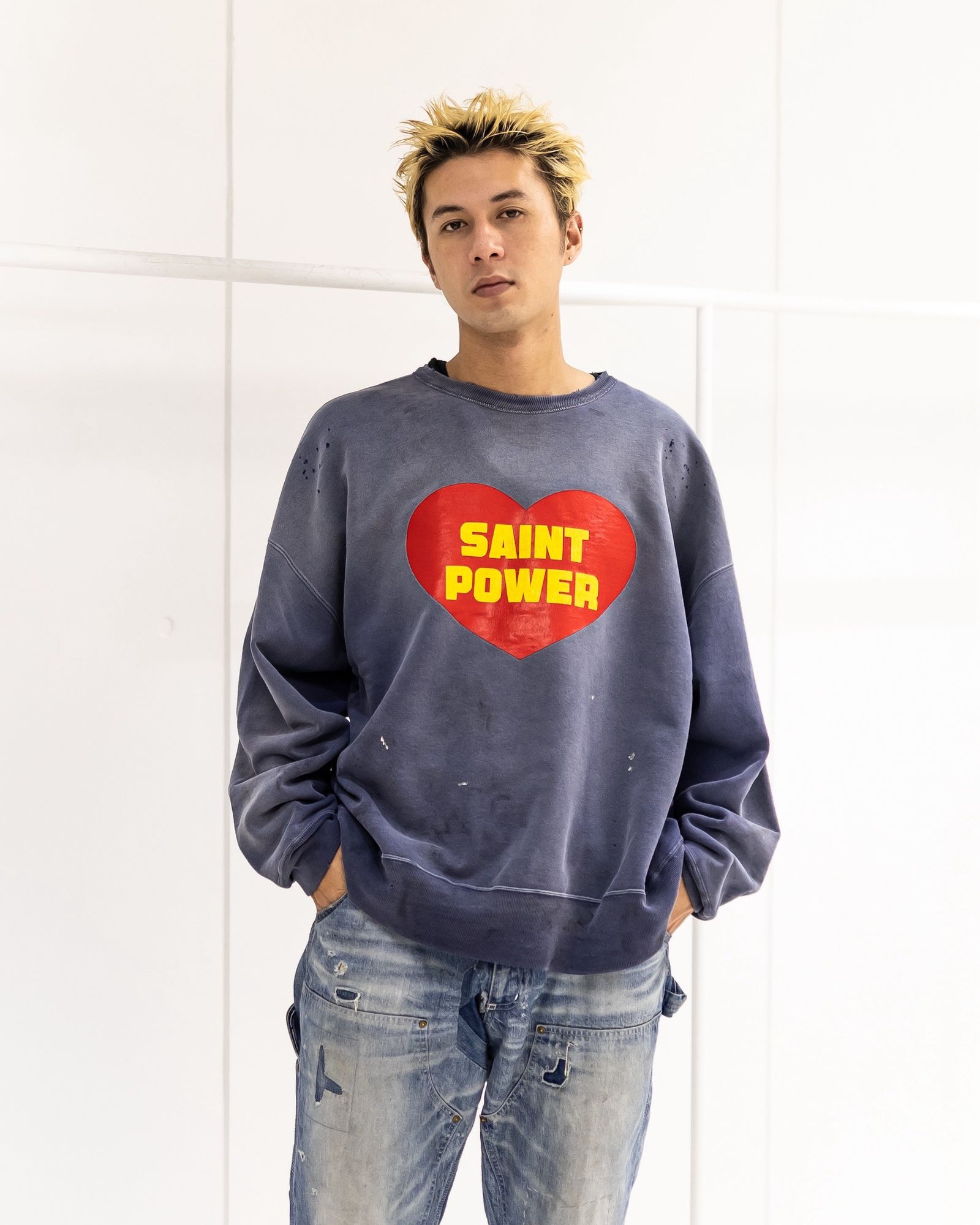 SAINT Mxxxxxx SAINT POWER CRW NECK SWT 10月25日(土)新作発売！