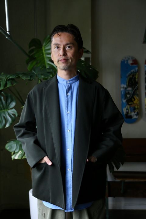 blurhms Wool Surge Cardigan Jacket"KHAKI GREY"style.8.16.
