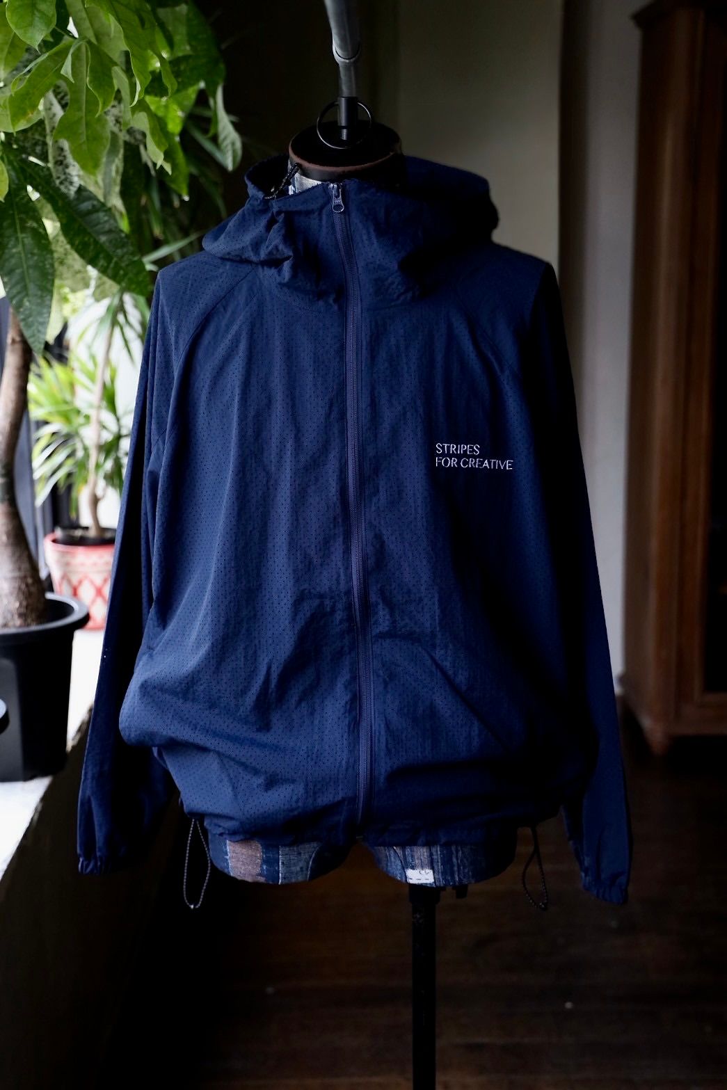 S.F.C 25FW エスエフシー PUNCHING NYLON HOODY(SFCFW25J05)Navy☆9月20日(土)発売！