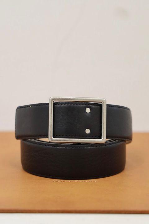グラフペーパー レザーベルト Holeless Leather Classic Belt(GU263-90569B)BLACK☆8月1日(土)発売！