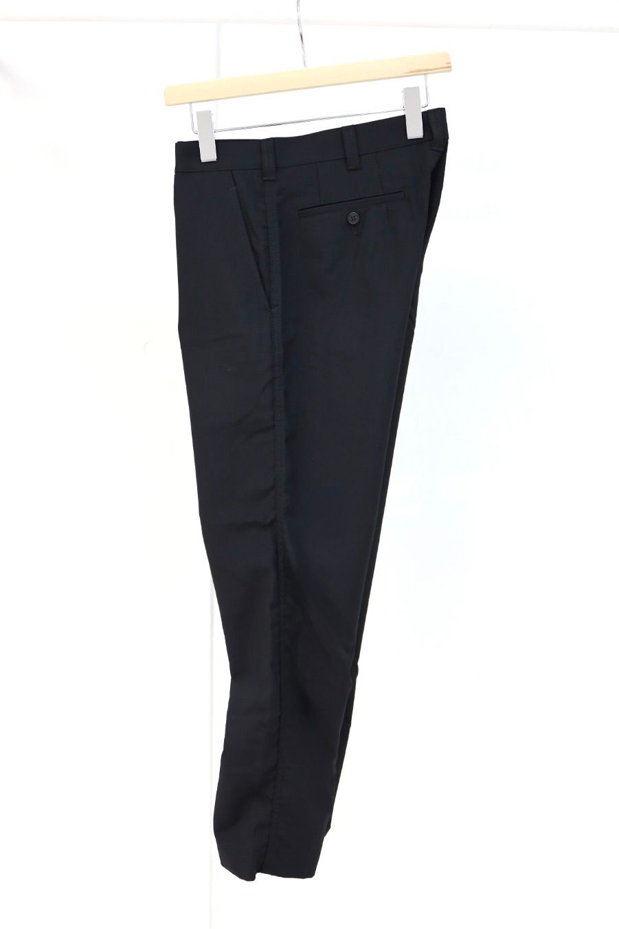 コムデギャルソンオム26SS ウールポプリンテーパードパンツ(HQ-P101-051)BLACK☆2月6日(金)発売！