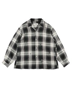 BOW WOW 26SS バウワウ REMADE RAYON PLAID SHIRT AGED(BW261-RRPS)D.GREEN×WHITE☆3月14日(土)発売！