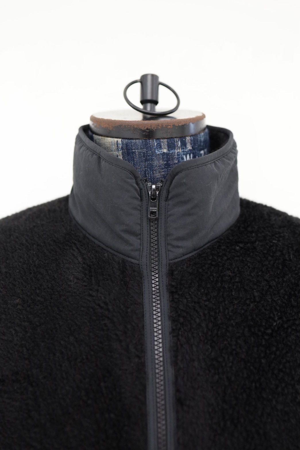 グラフペーパー Wool Boa Zip-Up Blouson(GU263-30340)BLACK☆10月17日(土)発売！