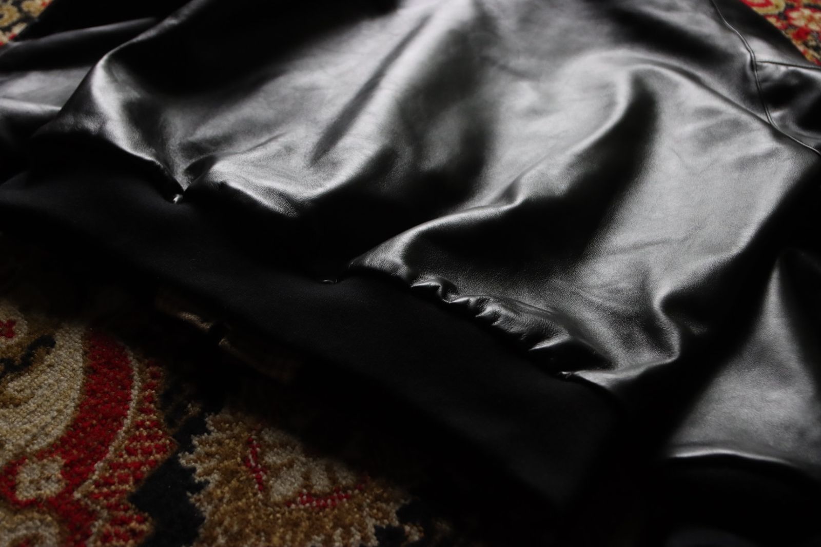 アプレッセ23AW Leather Harrington Jacket(23AAP-01-03H)BLACK☆9月16日(土)発売
