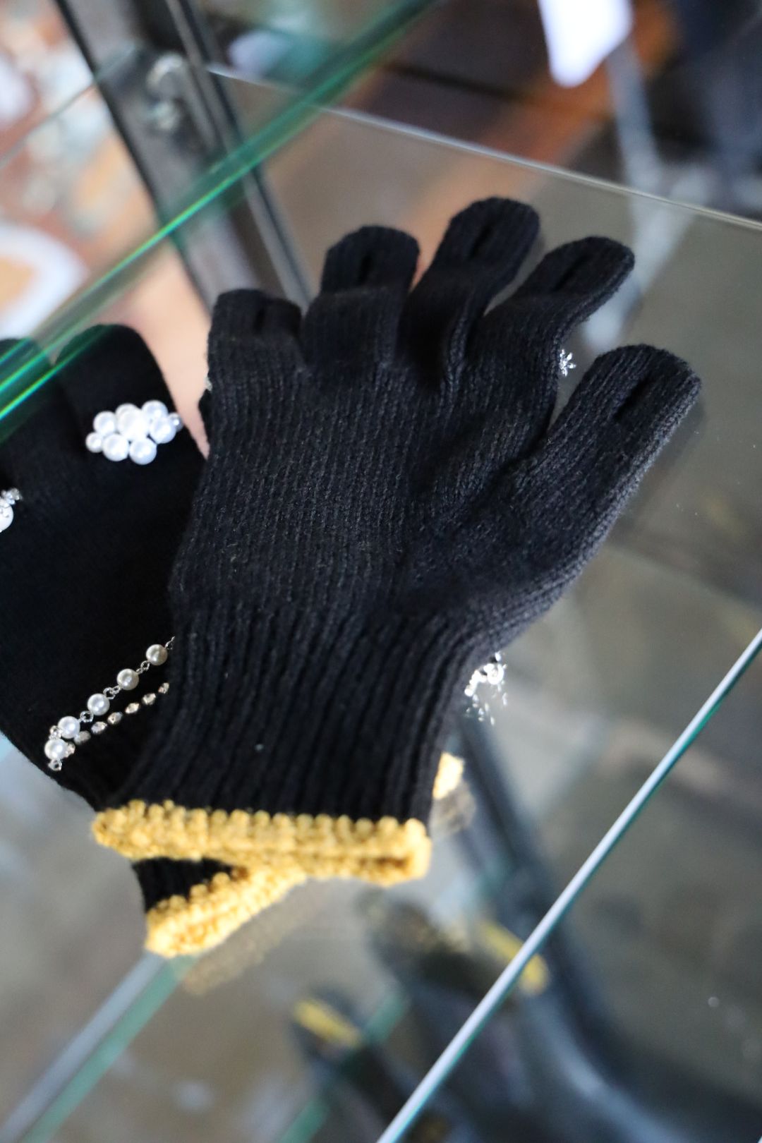 doublet ダブレット25AW KNIT GLOVES WITH RINGS (25AW88GV05) BLACK★9月13日(土)発売！