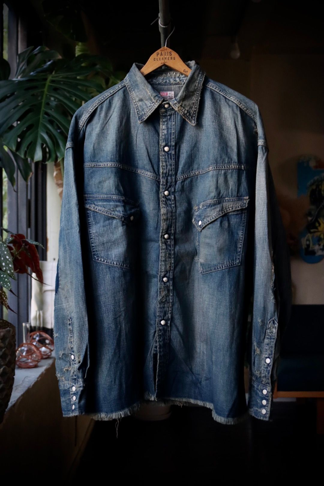 ©SAINT M×××××× - セントマイケル23AW DENIM SHIRT(SM-A23-0000-015)BLUE☆8月11日(金)発売！ |  mark