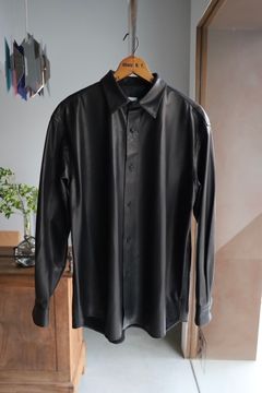 A.PRESSE Leather Regular Collar Shirt スタイル12月13日(土)新作発売！