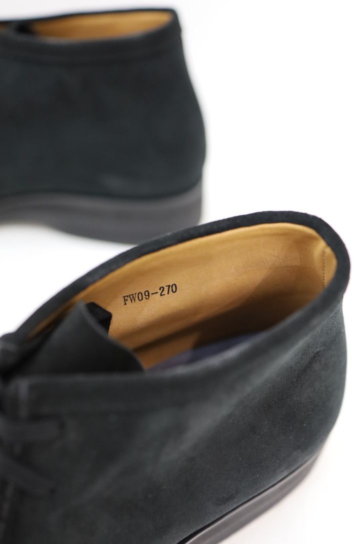FOOTWORKSフットワークス  チロリアンシューズ Tyrolean shoes in suede leather(F02-0003_M)BLACK☆新作発売！