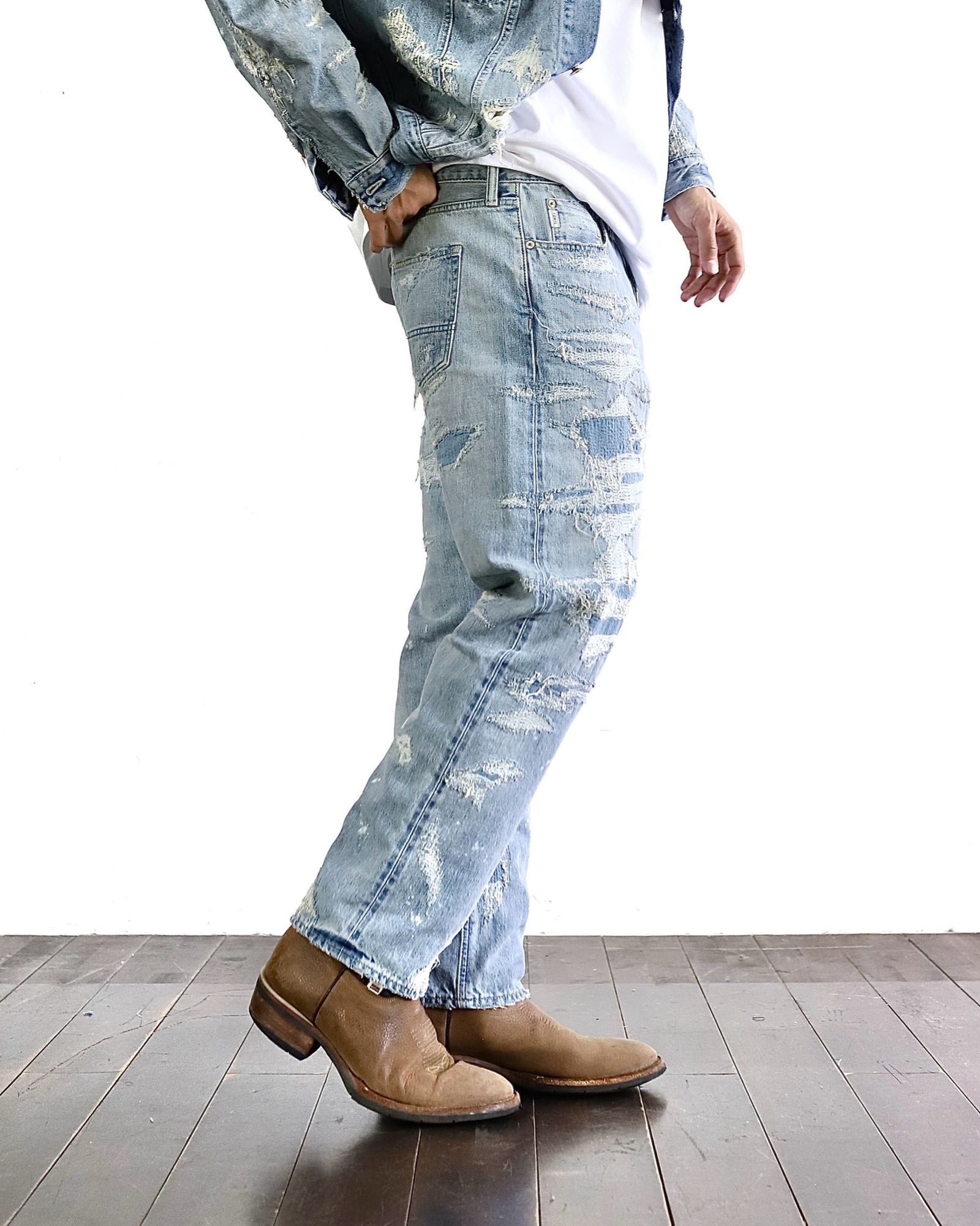 FDMTL 24SS DENIM JACKET 10YR WASH style 2024.4.14