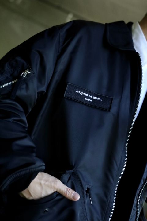 COMME des GARCONS HOMME ナイロンツイルコートスタイル2024.10.05.