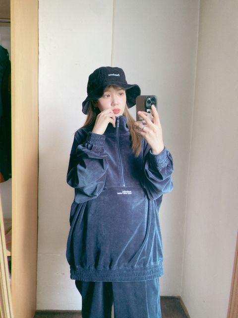 FreshService 新作VELOUR JERSEY PULLOVER セットアップstyle.2023.9.24