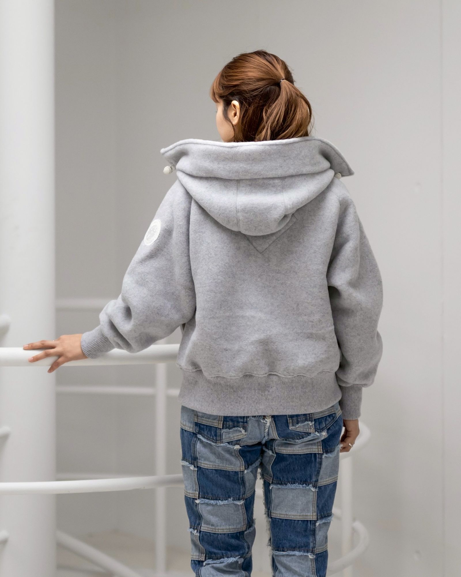 カナダグース レディース Chilliwack Fleece Bomber White Label(7102WW)Silverbirch Heather☆新作発売！