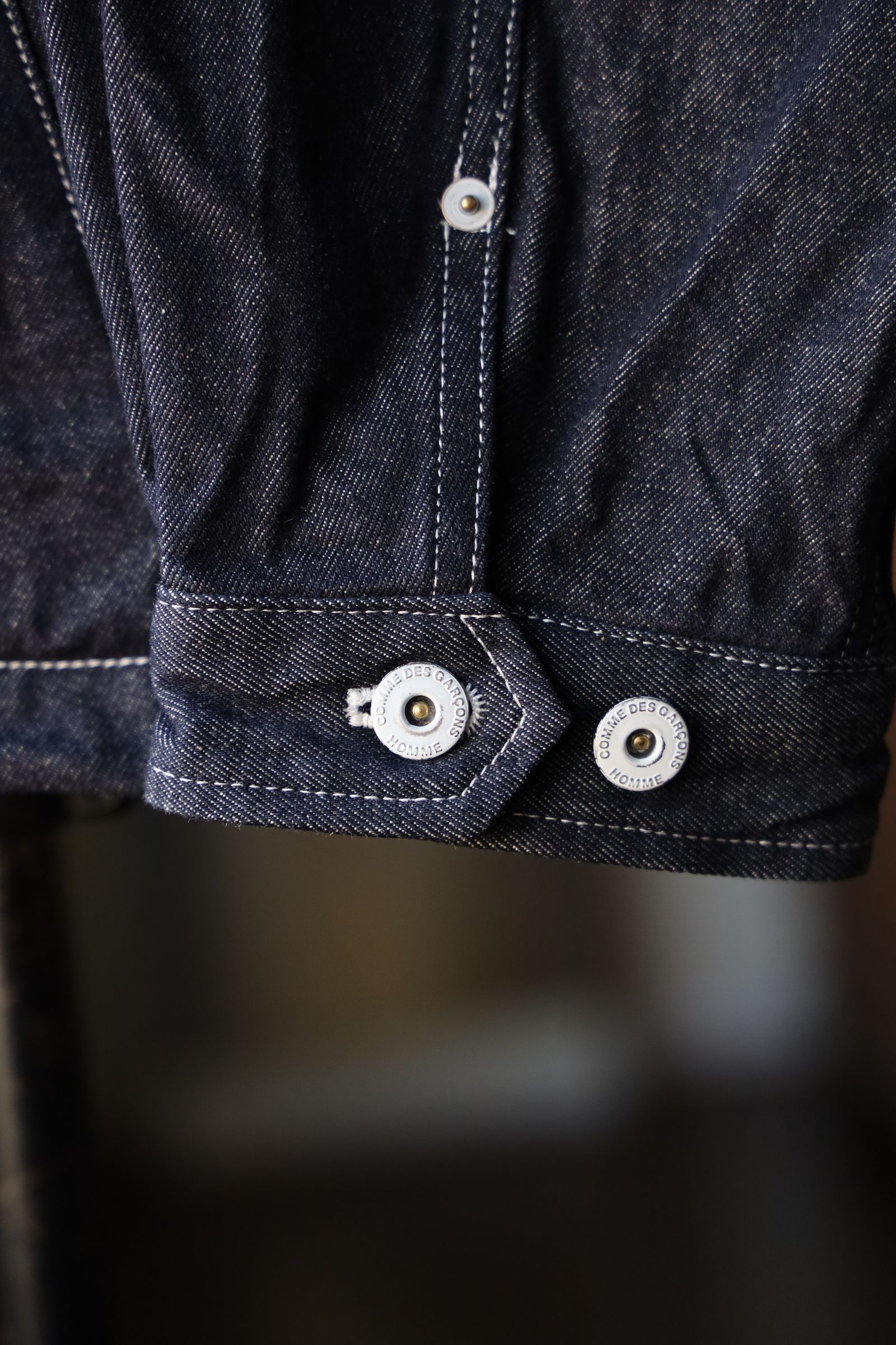 コムデギャルソンオム25SS ジップアップデニムジャケット(HO-J025-051)INDIGO