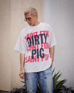 ©SAINT M×××××× DIRTY PIG SS TEEスタイル2025.5.26.