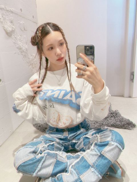 セントマイケル HEART CKIE LS TEE style.2024.8.22