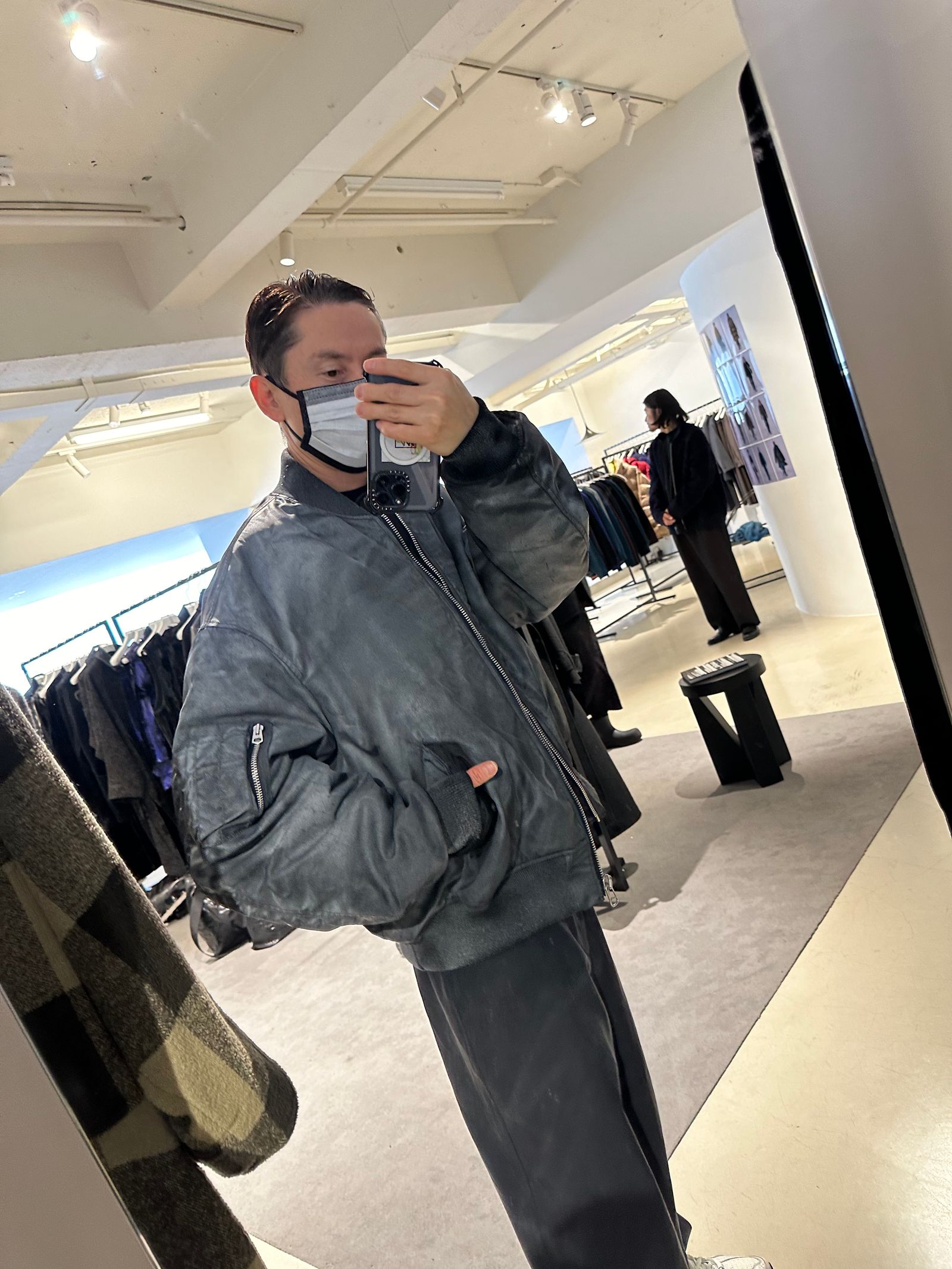 ヨーク24FW SPREY PRINTED BOMBER JACKET(YK24FW0759B)WHITE☆8月24日(土)発売！